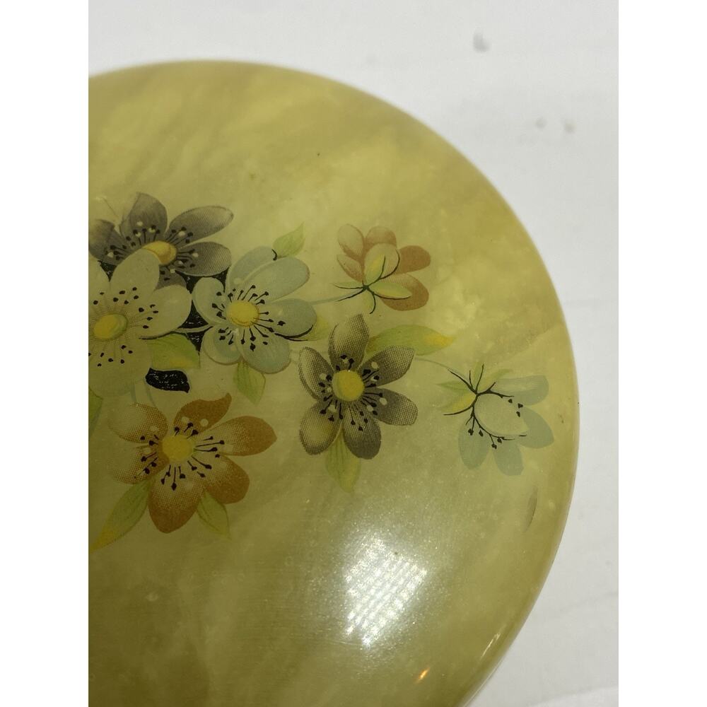 Vintage Alabaster Trinket Box - Picture 3 of 9